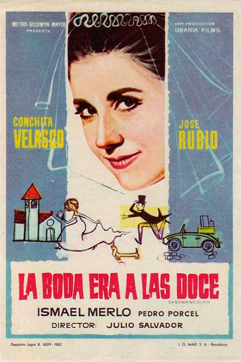 La boda era a las doce : Cartel