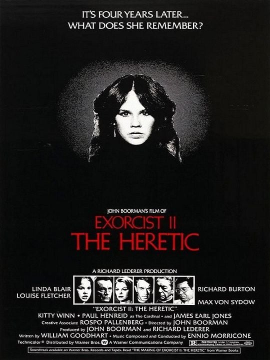 El exorcista 2: el hereje : Cartel