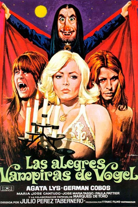 Las alegres vampiras de Vögel : Cartel