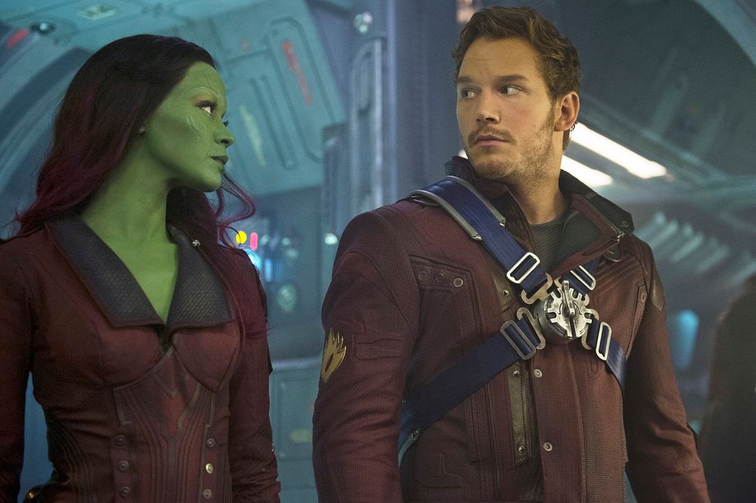 Guardianes de la galaxia : Foto Zoe Saldana, Chris Pratt