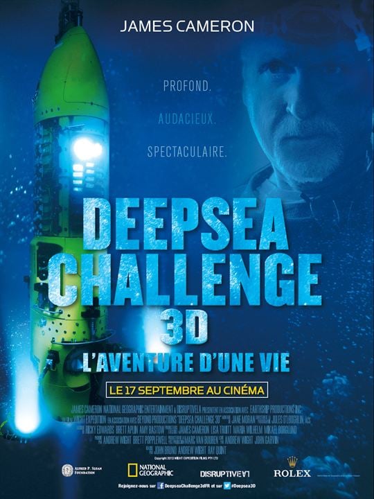 James Cameron's Deepsea Challenge 3D : Cartel