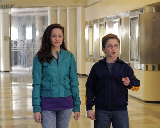 Los Goldberg : Foto Hayley Orrantia, Sean Giambrone