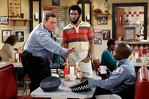 Foto Reno Wilson, Billy Gardell, Nyambi Nyambi