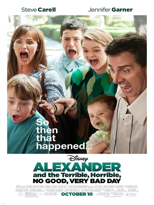 Alexander y el día terrible, horrible, espantoso, horroroso : Cartel