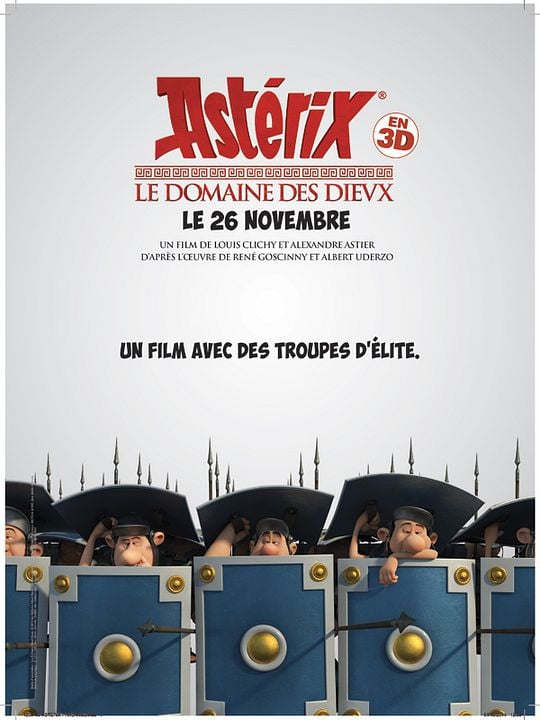 Astérix: La residencia de los dioses : Cartel