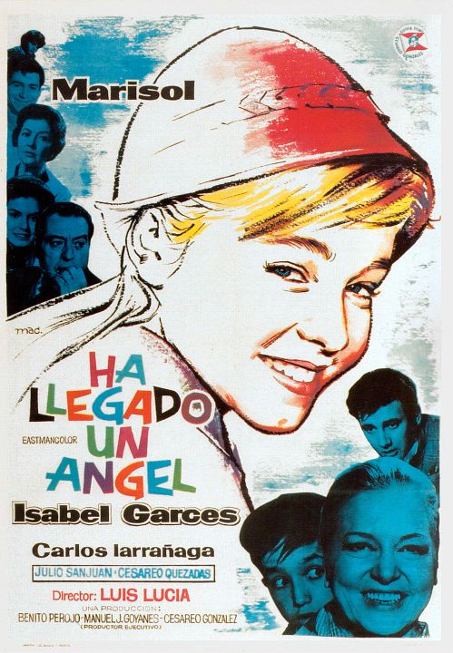 Ha llegado un ángel : Cartel