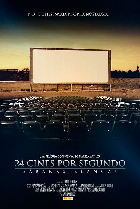 24 cines por segundo: sábanas blancas : Cartel