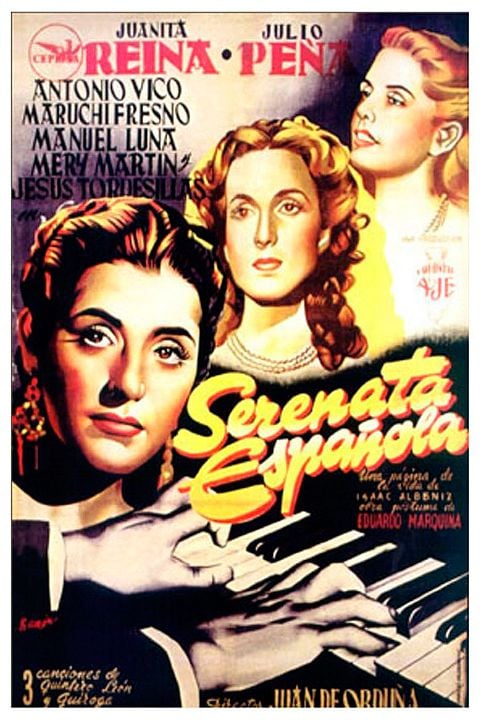 Serenata española : Cartel