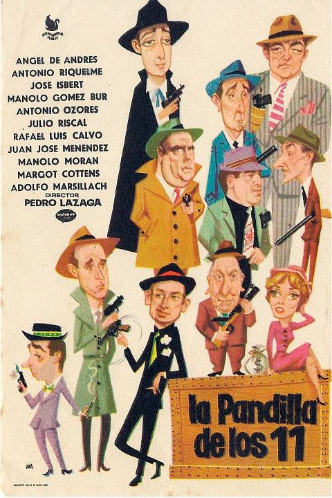 La pandilla de los once : Cartel