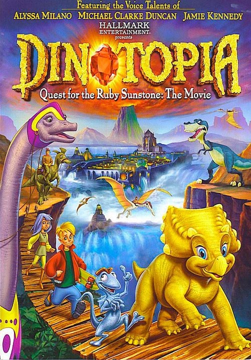 Dinotopia: En busca del rubí mágico : Cartel