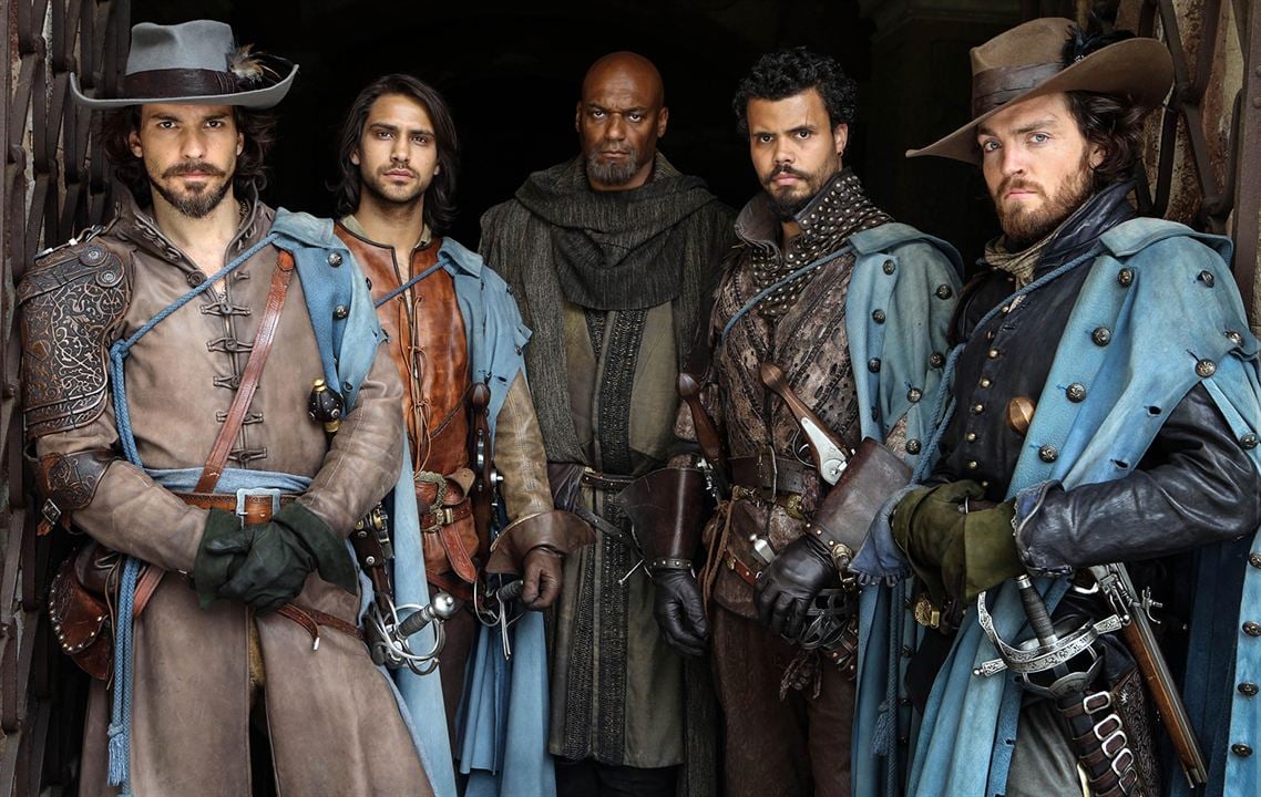 The Musketeers : Foto Santiago Cabrera, Tom Burke, Luke Pasqualino, Colin Salmon, Howard Charles