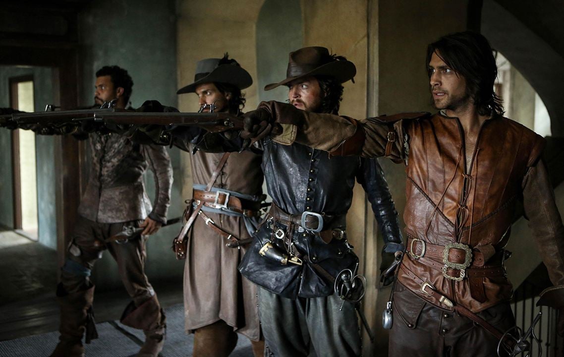 The Musketeers : Foto Luke Pasqualino, Tom Burke, Santiago Cabrera, Howard Charles