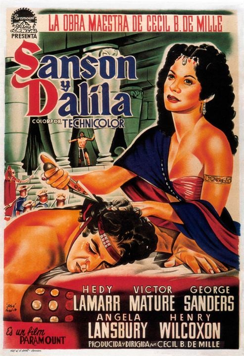 Sansón y Dalila : Cartel
