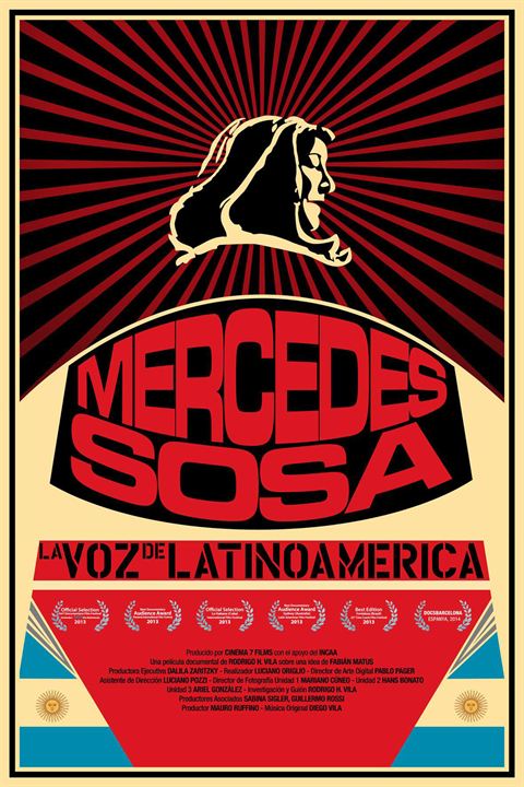 Mercedes Sosa, la voz de latinoamérica : Cartel