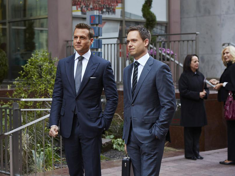 Suits: la clave del éxito : Foto Patrick J. Adams, Gabriel Macht