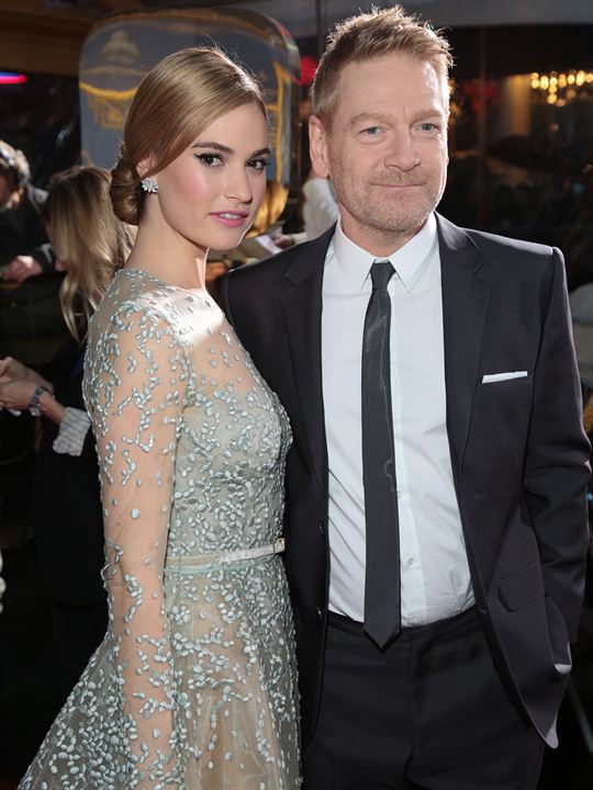Cenicienta : Couverture magazine Kenneth Branagh, Lily James