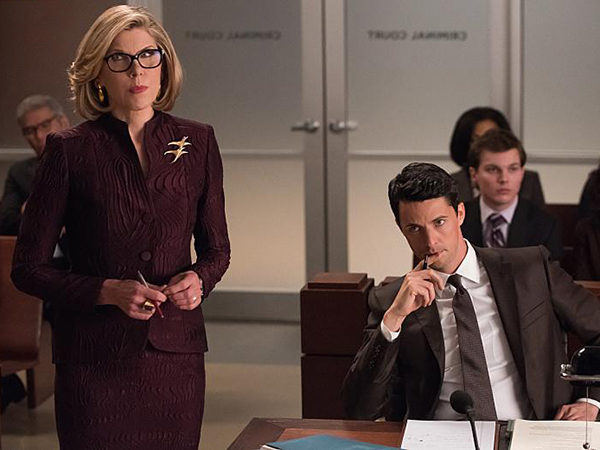 The Good Wife : Foto Josh Charles, Christine Baranski