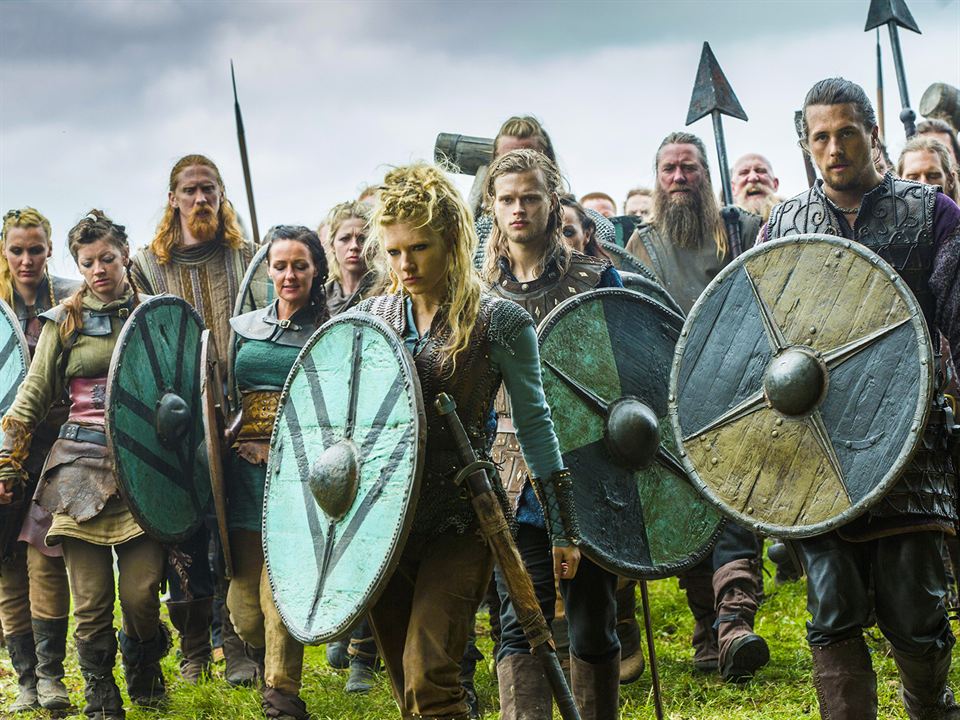 Vikingos : Foto Katheryn Winnick, Ben Robson
