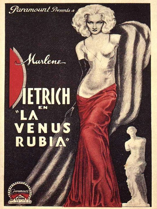 La venus rubia : Cartel