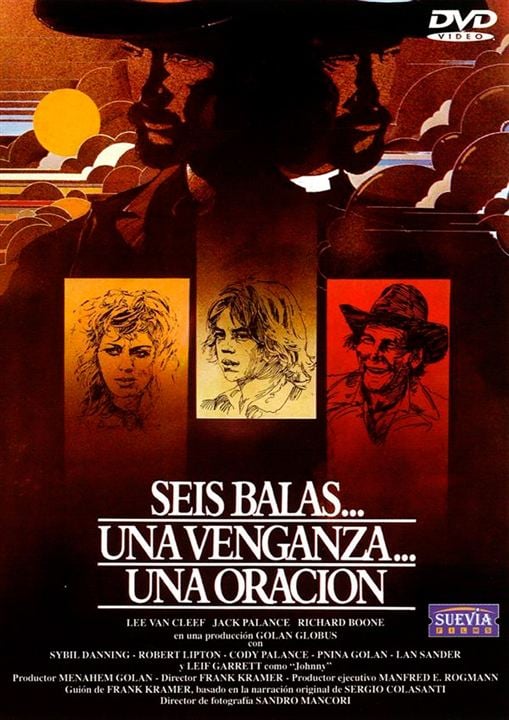 Seis balas... una venganza... una oración : Cartel