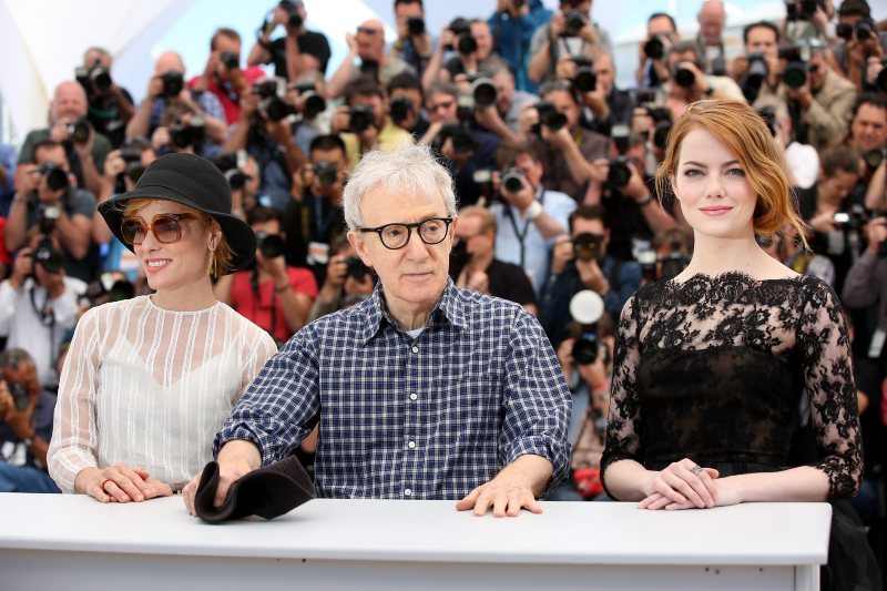 Irrational Man : Couverture magazine Emma Stone, Woody Allen, Parker Posey