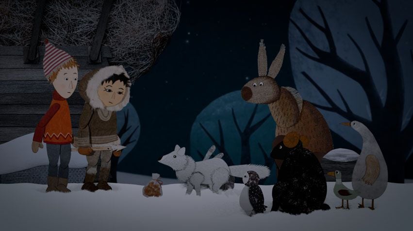 Nieve y los árboles mágicos : Foto