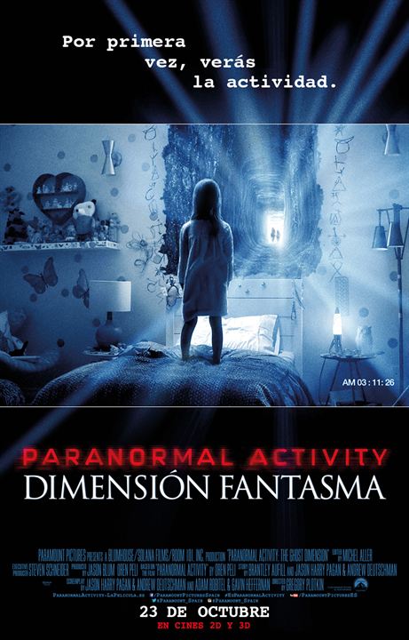 Paranormal Activity: Dimensión fantasma : Cartel