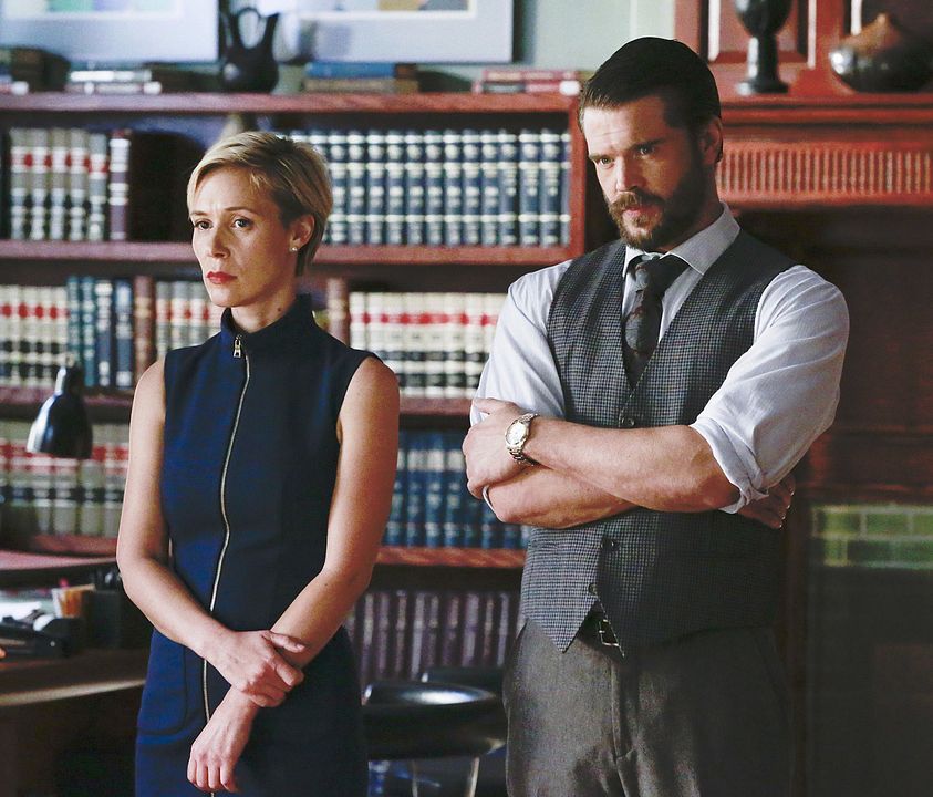 Cómo defender a un asesino : Foto Liza Weil, Charlie Weber