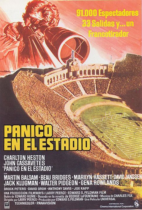 Pánico en el estadio : Cartel