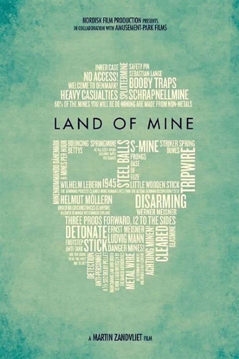 Land of Mine (Bajo la arena) : Cartel