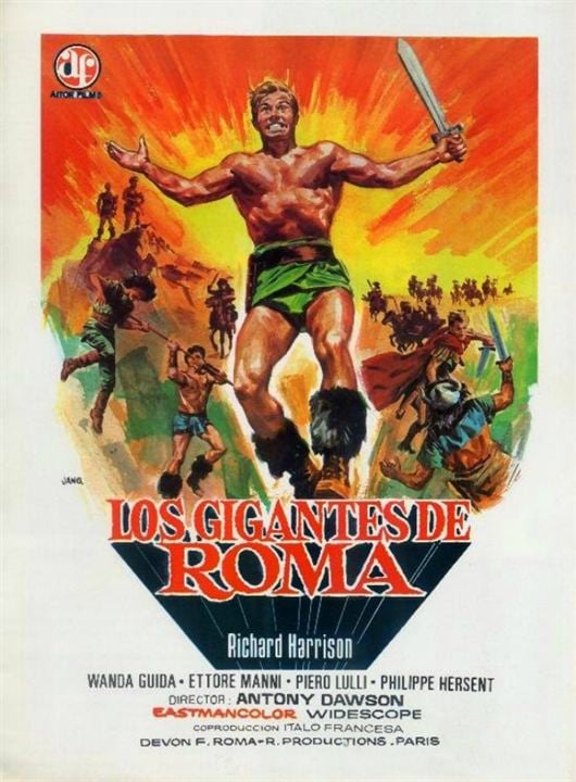 Los gigantes de Roma : Cartel