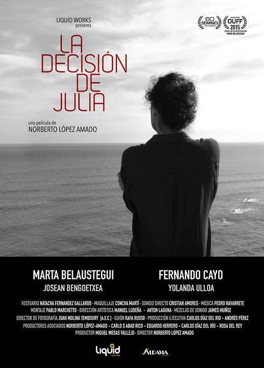La decisión de Julia : Cartel