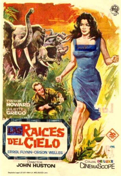 Las raíces del cielo : Cartel