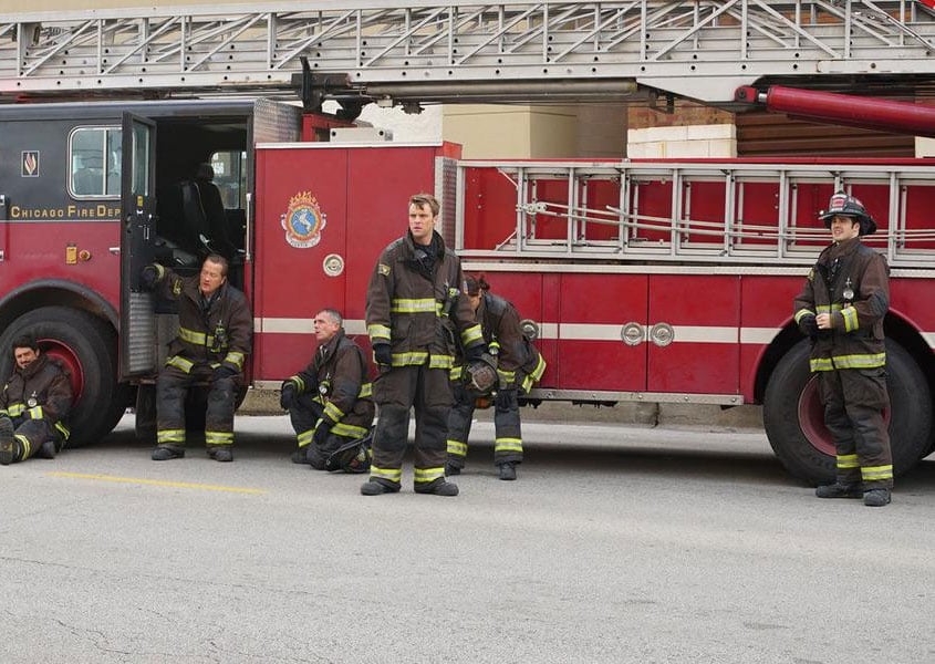 Chicago Fire : Foto Christian Stolte, Steven R. McQueen, Yuri Sardarov, Jesse Spencer, David Eigenberg