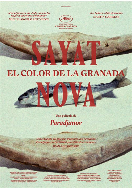 Sayat Nova (El color de la granada) : Cartel