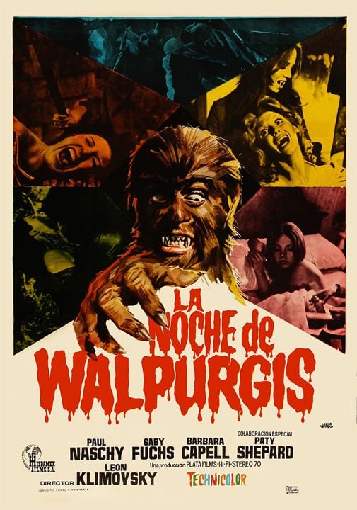 La noche de Walpurgis : Cartel
