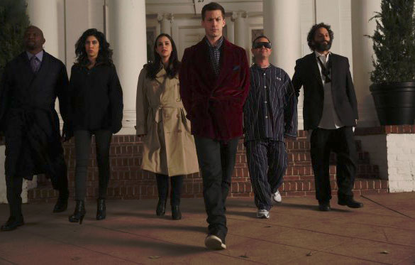 Brooklyn Nine-Nine : Foto Andy Samberg, Joe Lo Truglio, Jason Mantzoukas, Stephanie Beatriz, Melissa Fumero, Terry Crews