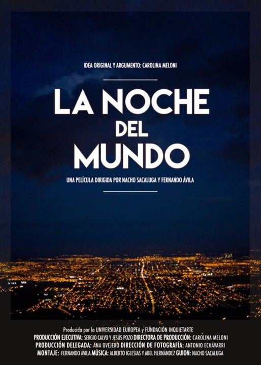 La noche del Mundo : Cartel