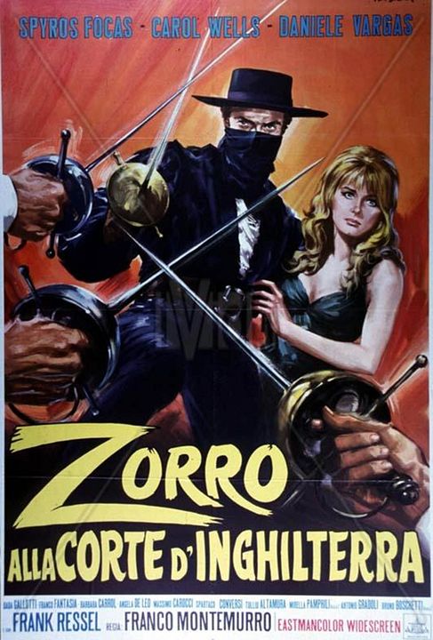 El Zorro en la corte de Inglaterra : Cartel