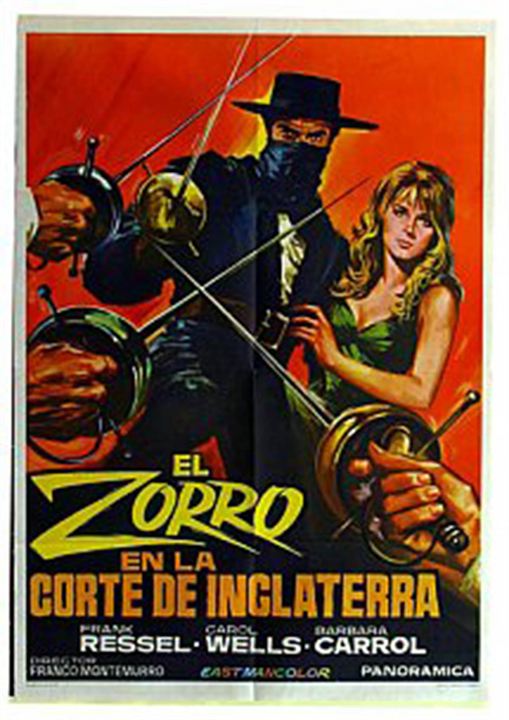 El Zorro en la corte de Inglaterra : Cartel