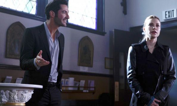 Lucifer : Foto Lauren German, Tom Ellis