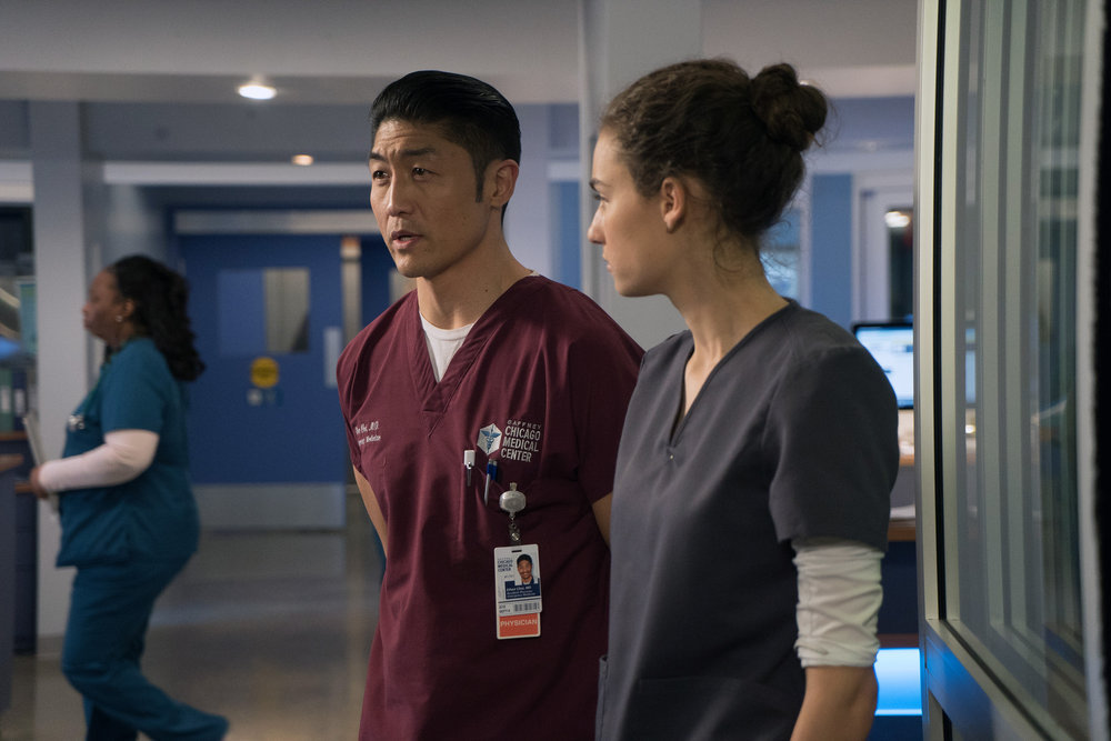 Chicago Med : Foto Brian Tee, Rachel DiPillo