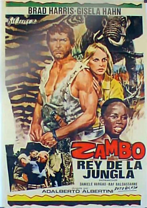 Zambo, rey de la jungla : Cartel