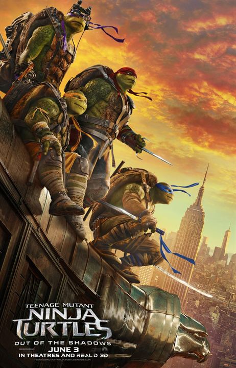 Ninja Turtles: Fuera de las sombras : Cartel