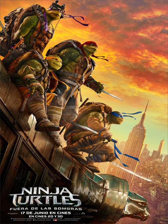 Ninja Turtles: Fuera de las sombras : Cartel