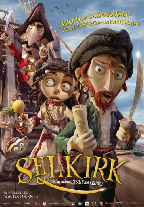 Selkirk, el Verdadero Robinson Crusoe : Cartel