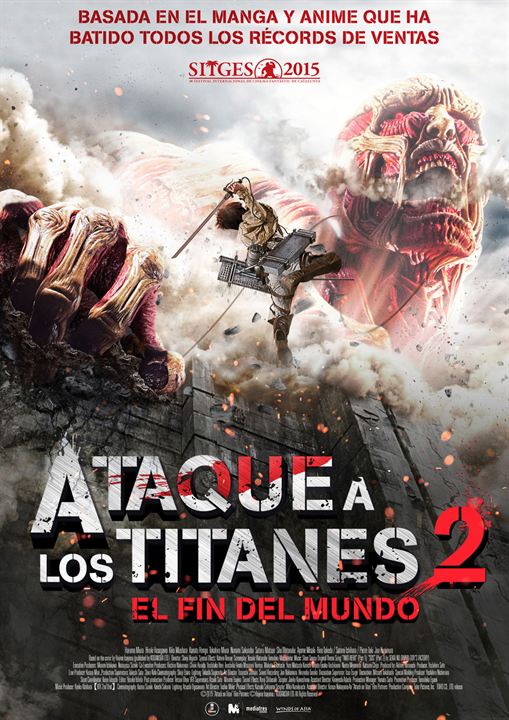 Ataque a los titanes 2: El fin del mundo : Cartel