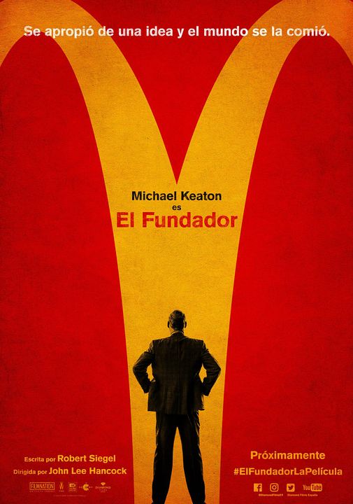 El fundador : Cartel