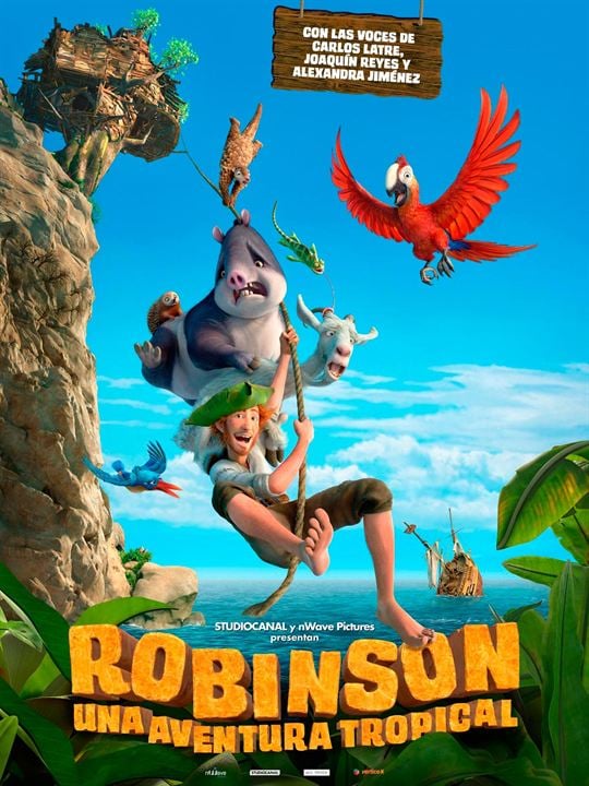 Robinson, una aventura tropical : Cartel