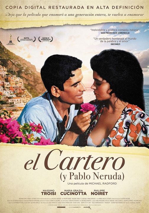 El cartero (y Pablo Neruda) : Cartel